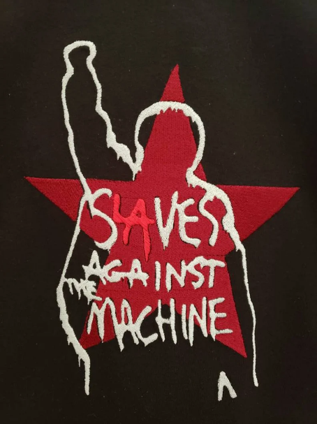 Rebel Graphic T-Shirt - Slaves Against the Machine R.A.G.E. Inspired Rap Metal Tee
